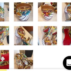 Christian Louboutin - Tarot Printed Platform Sandals